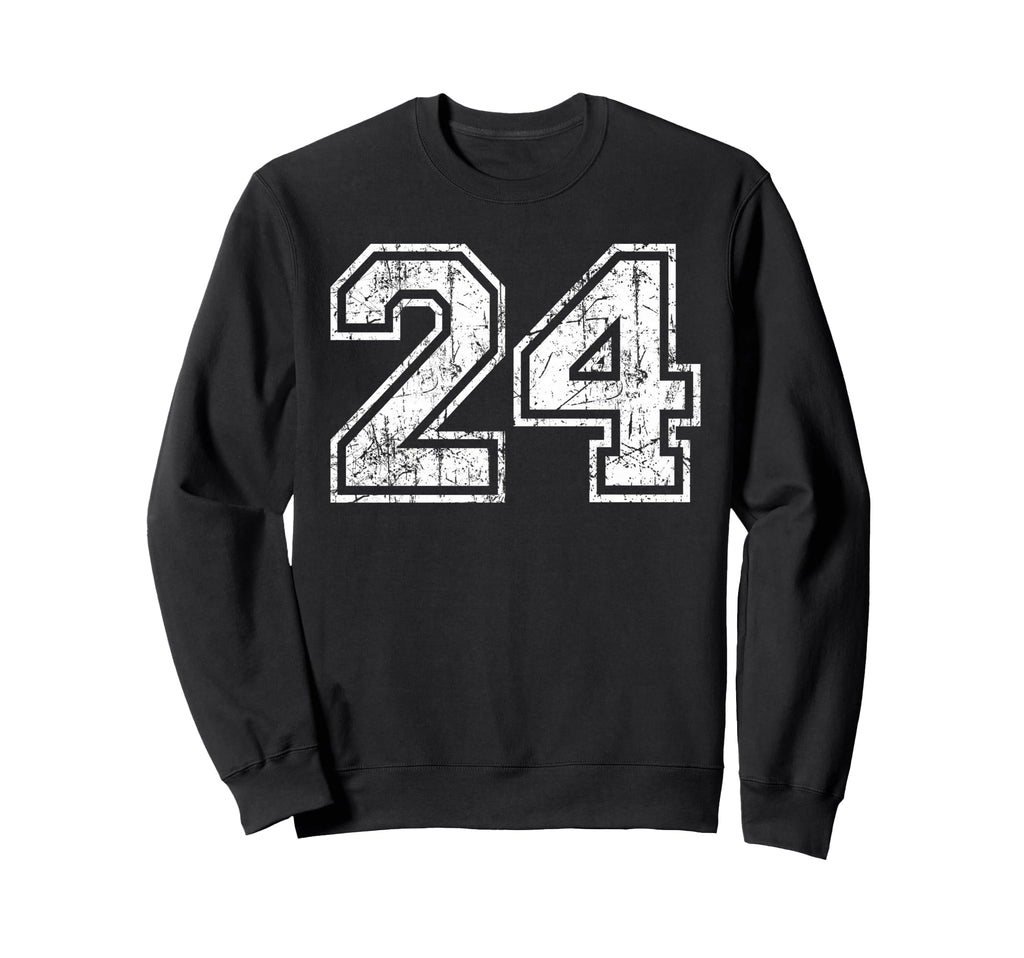 Basketball Player Jersey Number 24 Sweatshirt - Unique Graphic Men Women - T-Shirt, Sweatshirt, Hoodie