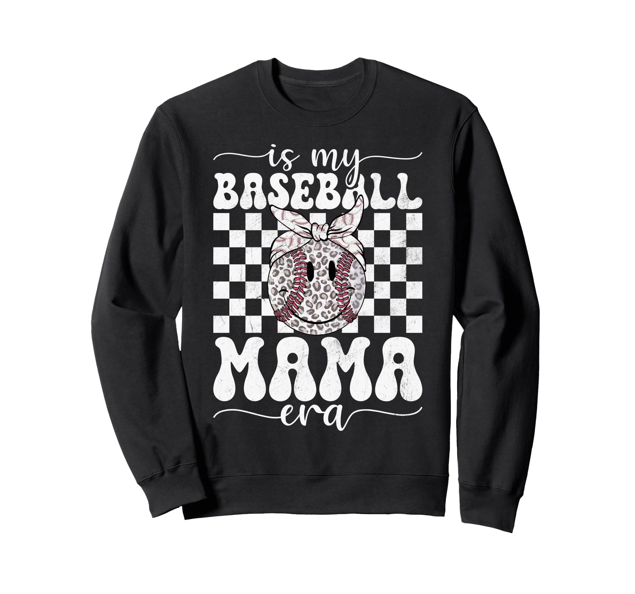 My Baseball Mom Mama Era Sweatshirt - Casual Everyday Wear for Adults - T-Shirt, Sweatshirt, Hoodie