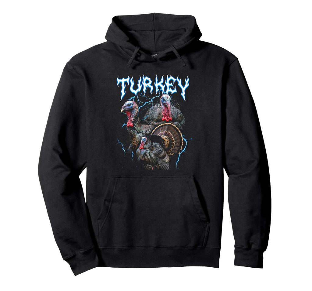 Turkey 90S Heavy Metal Turkey Farm Hoodie - Custom Art Print for Adults - T-Shirt, Sweatshirt, Hoodie