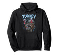 Turkey 90S Heavy Metal Turkey Farm Hoodie - Custom Art Print for Adults - T-Shirt, Sweatshirt, Hoodie
