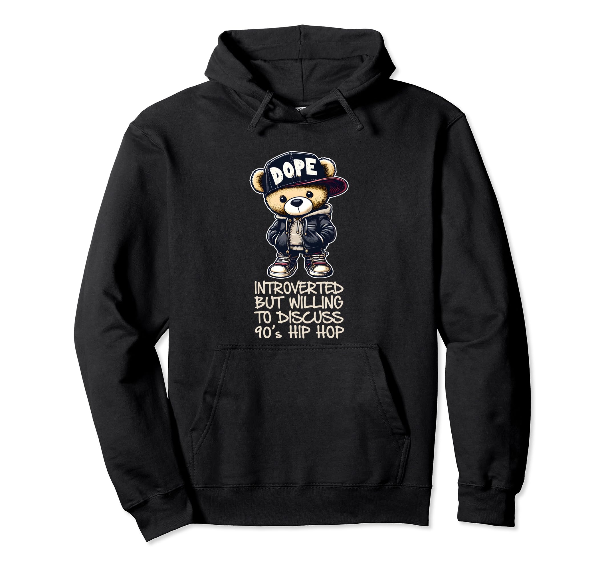 Introverted But Willing To Discuss 90S Hoodie - Custom Art Print Unisex - T-Shirt, Sweatshirt, Hoodie
