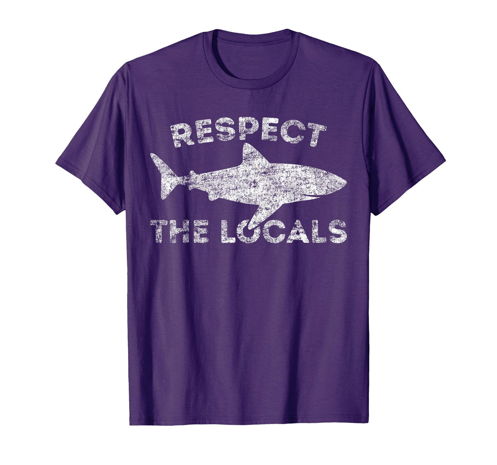 Funny Scuba Diving Respect Locals T-Shirt - Unique Graphic for Adults - T-Shirt, Sweatshirt, Hoodie