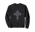 Gothic Cross Y2K Alt Aesthetic Emo Goth Sweatshirt - Graphic Print Unisex - T-Shirt, Sweatshirt, Hoodie