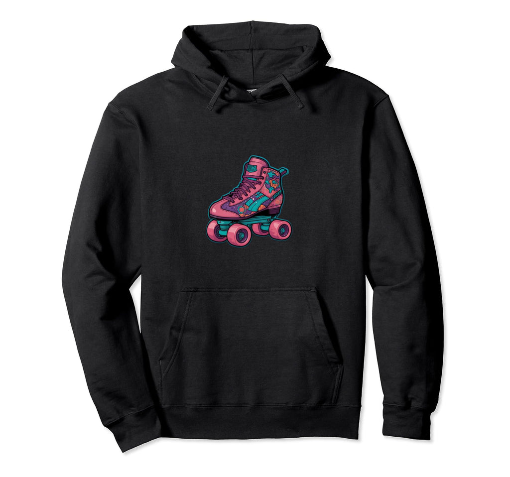1990S Pop Culture Roller Skate Hoodie - Aesthetic Graphic Men Women - T-Shirt, Sweatshirt, Hoodie