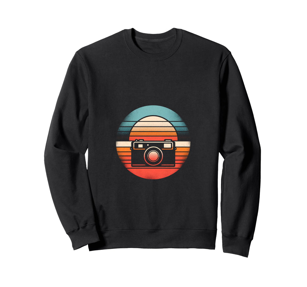 Camera Sunset Hoodie - Casual Everyday Wear Men Women - T-Shirt, Sweatshirt, Hoodie