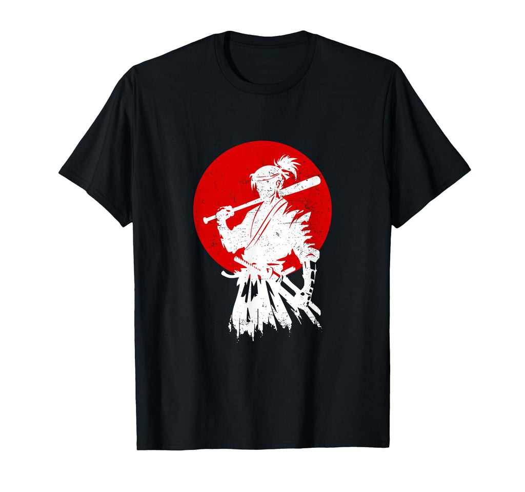 Samurai Baseball Bat Japan T-Shirt - Casual Everyday Wear for Adults - T-Shirt, Sweatshirt, Hoodie