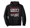 Baseball Coachs Girlfriend Life Hoodie - Custom Art Print Men Women - T-Shirt, Sweatshirt, Hoodie