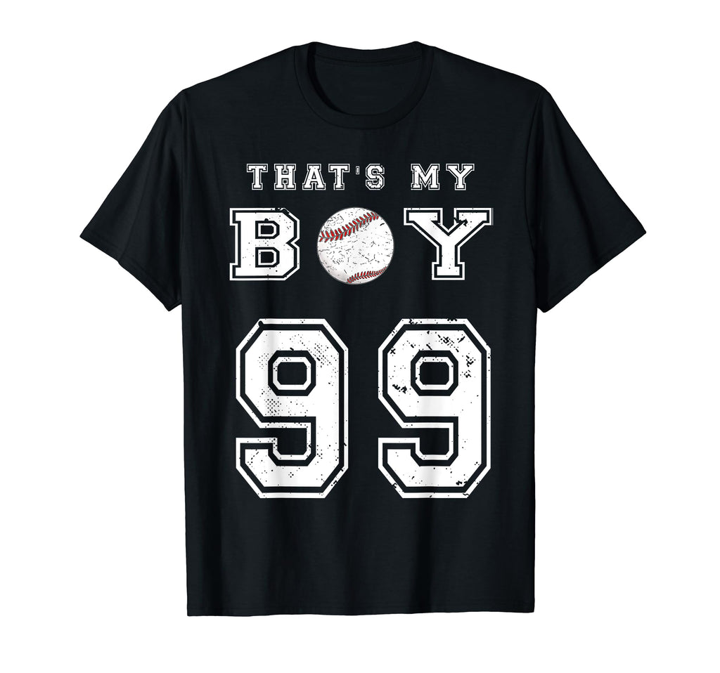 Thats My Baseball 99 Jersey Number Mom T-Shirt - Unique Graphic for Adults - T-Shirt, Sweatshirt, Hoodie