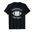 Springville Football Distressed 80S T-Shirt - Trendy Graphic Unisex - T-Shirt, Sweatshirt, Hoodie
