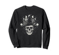 Skull Cat Skeleton Kitty Kitten Gothic Sweatshirt - Graphic Print Unisex - T-Shirt, Sweatshirt, Hoodie