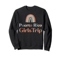 Puerto Rico Trip Boho Rainbow Sweatshirt - Casual Everyday Wear Men Women - T-Shirt, Sweatshirt, Hoodie