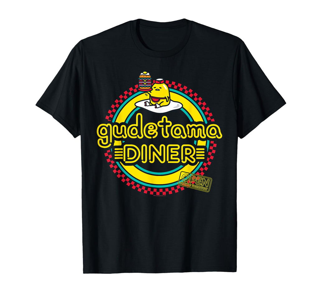 Gudetama Diner Logo T-Shirt - Aesthetic Graphic for Adults - T-Shirt, Sweatshirt, Hoodie