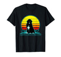 Sunset Newfoundland Dog T-Shirt - Trendy Graphic Unisex - T-Shirt, Sweatshirt, Hoodie