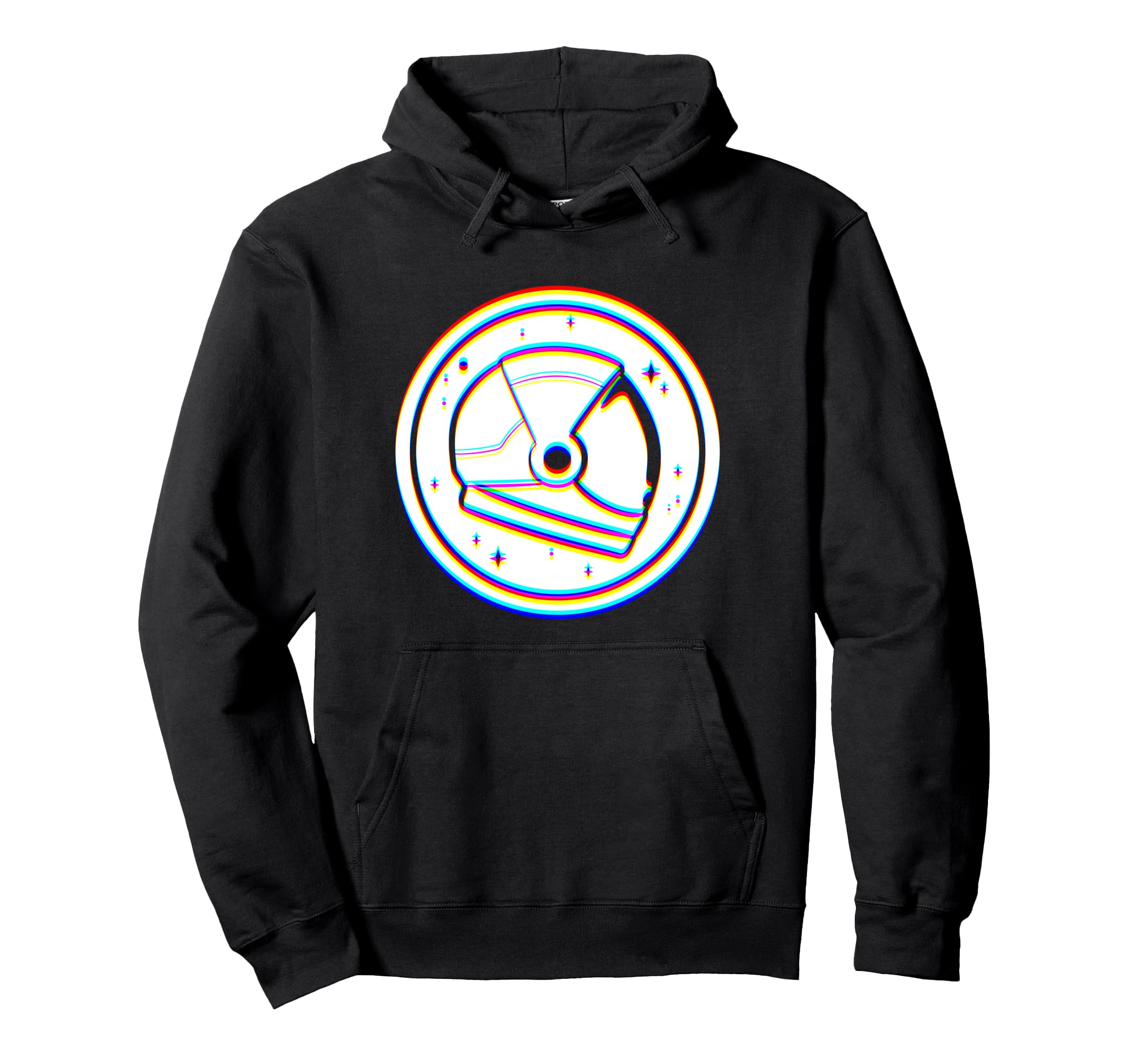 Glitch Art Edm Rave Optical Illusion Hoodie - Streetwear Style Men Women - T-Shirt, Sweatshirt, Hoodie