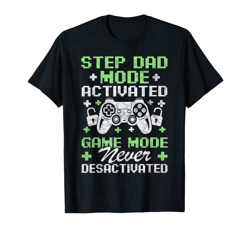 Gamer Stepdad Fathers Day Step Dad T-Shirt - Novelty Apparel for Adults - T-Shirt, Sweatshirt, Hoodie