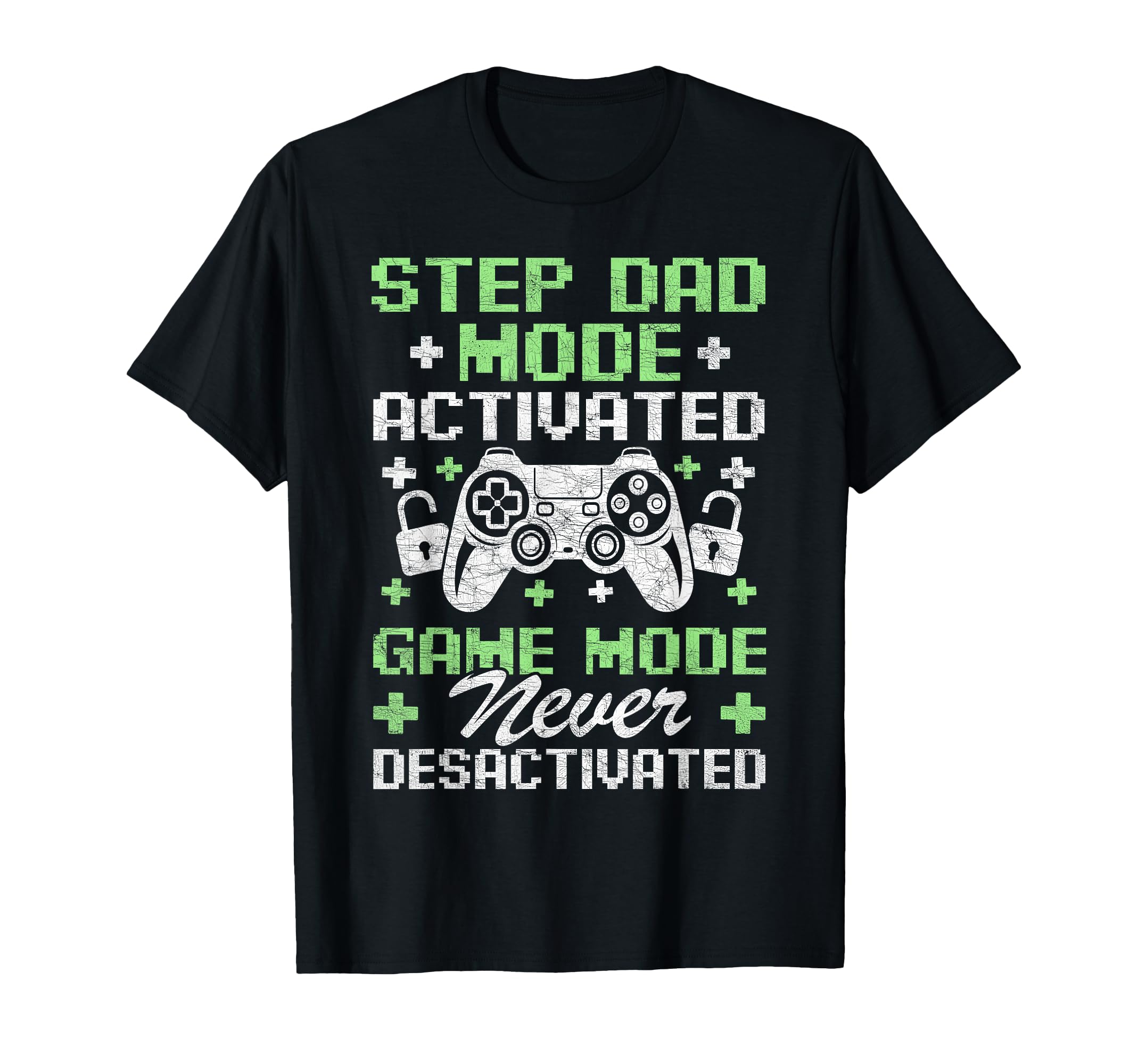 Gamer Stepdad Fathers Day Step Dad T-Shirt - Novelty Apparel for Adults - T-Shirt, Sweatshirt, Hoodie