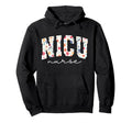 Floral Nicu Nurse Daisy Flower Hoodie - Fun Novelty Design for Adults - T-Shirt, Sweatshirt, Hoodie