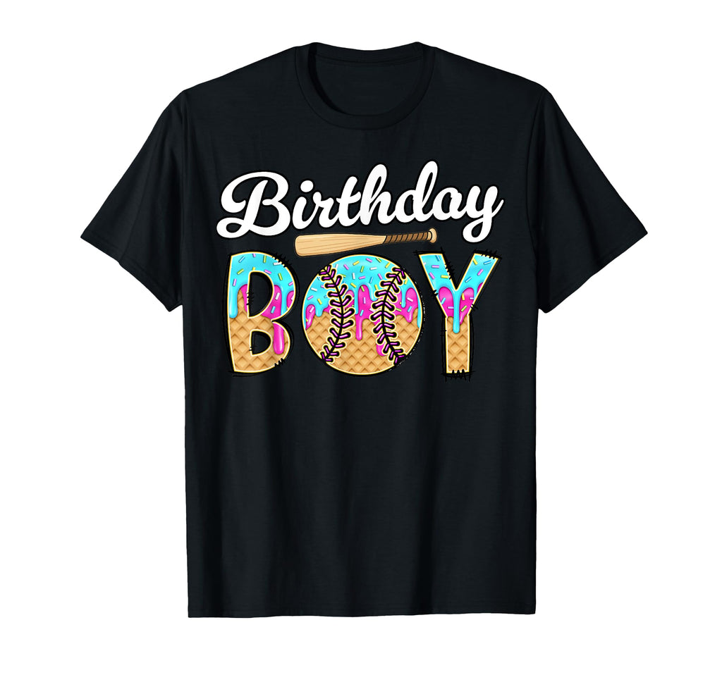 Baseball Drip 5 Year Old Ice Cream T-Shirt - Fun Novelty Design Men Women - T-Shirt, Sweatshirt, Hoodie