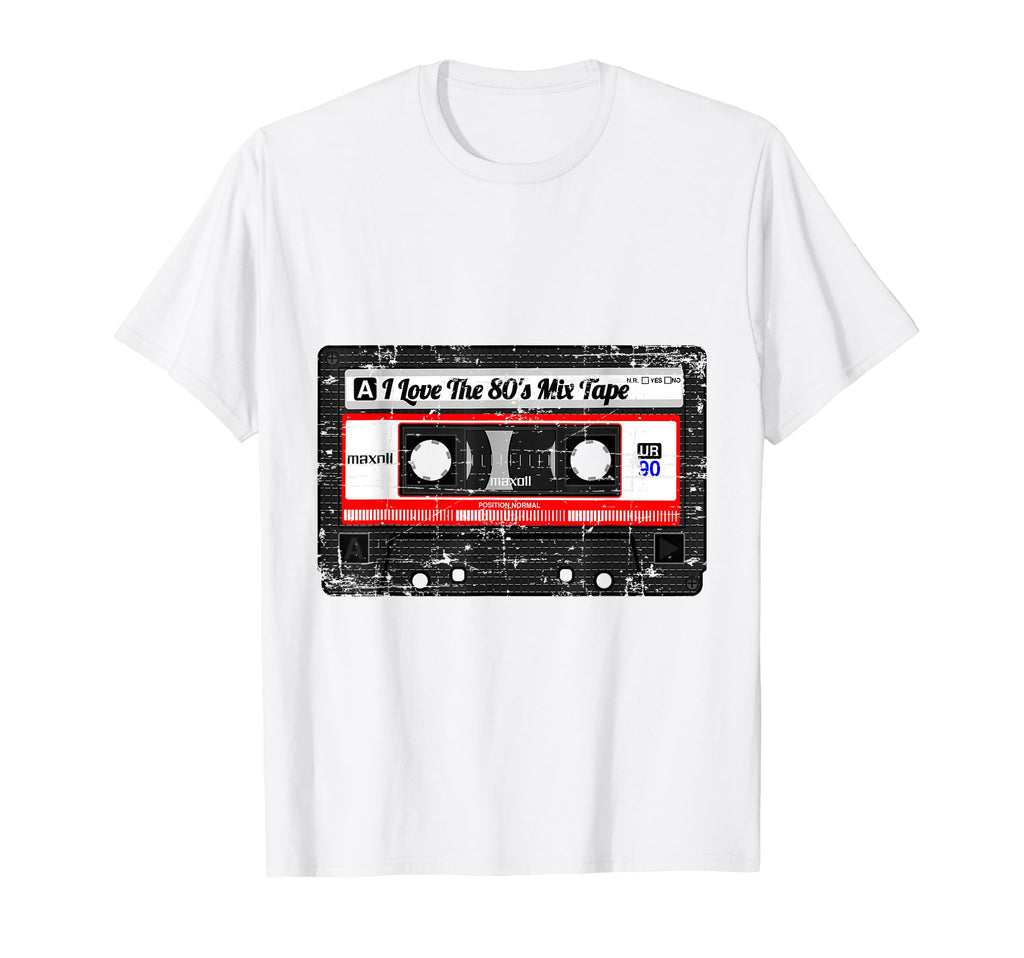 Homecrest Ventures Inc I Love 80S T T-Shirt - Custom Art Print for Adults - T-Shirt, Sweatshirt, Hoodie