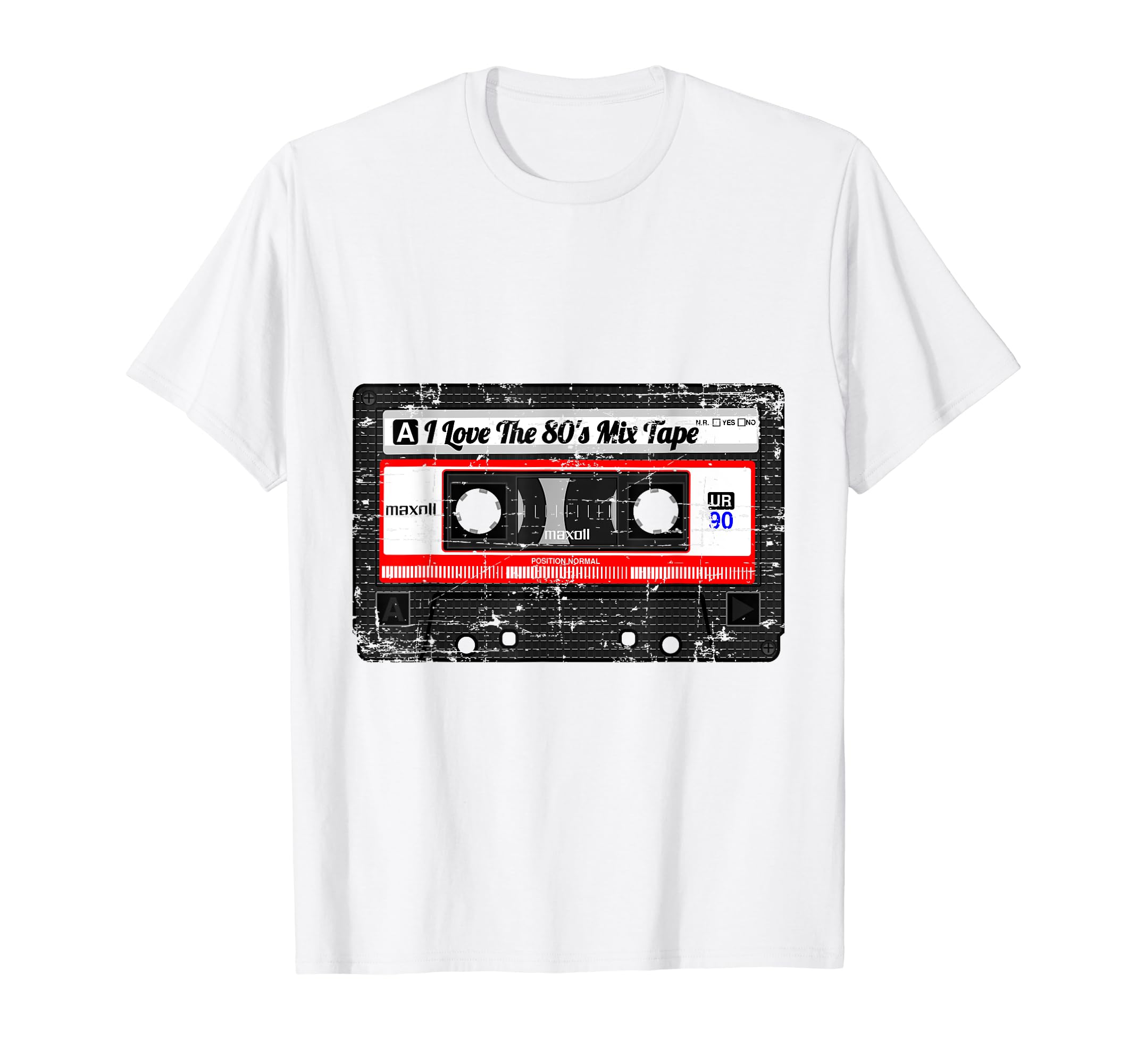 Homecrest Ventures Inc I Love 80S T T-Shirt - Custom Art Print for Adults - T-Shirt, Sweatshirt, Hoodie