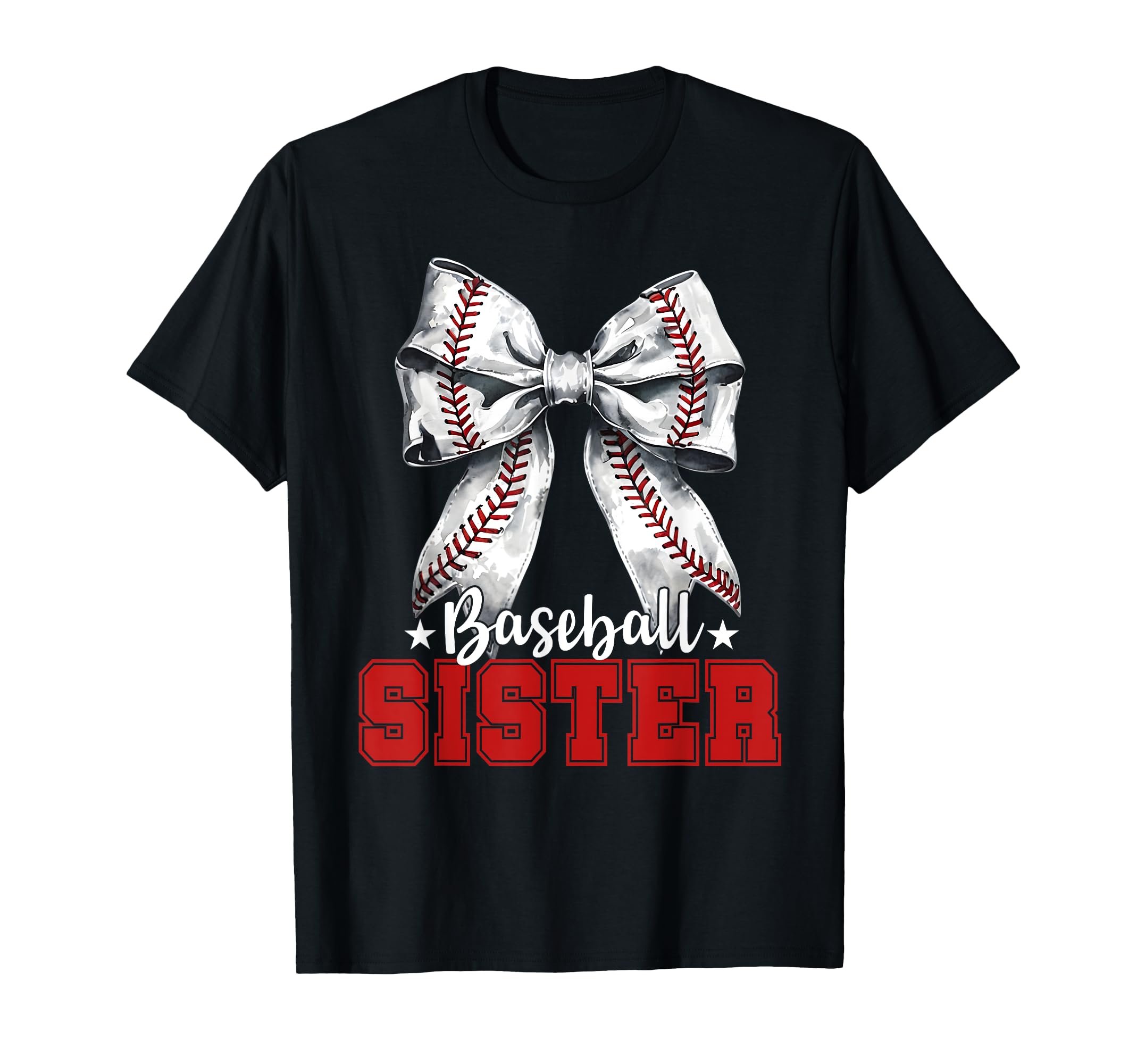 Baseball Sister Sport Lover Sister T-Shirt - Custom Art Print Unisex - T-Shirt, Sweatshirt, Hoodie