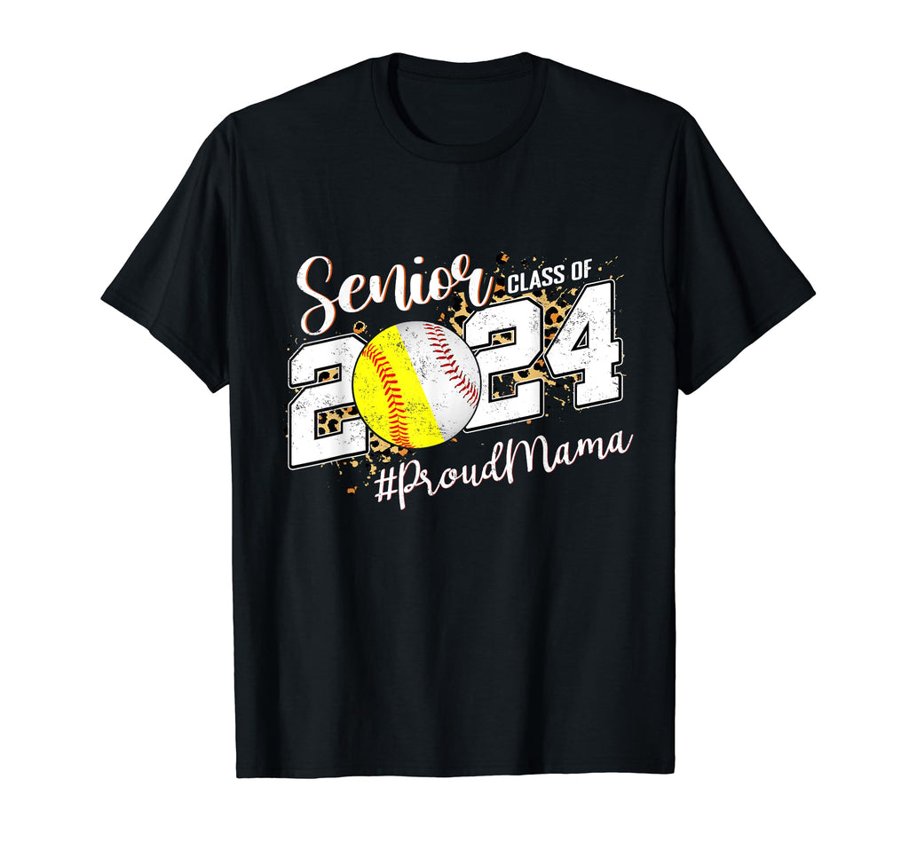 Proud Mama 2024 Senior Baseball T-Shirt - Unique Graphic Men Women - T-Shirt, Sweatshirt, Hoodie