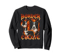 Border Collie 80S 90S Heavy Metal Sweatshirt - Novelty Apparel Unisex - T-Shirt, Sweatshirt, Hoodie