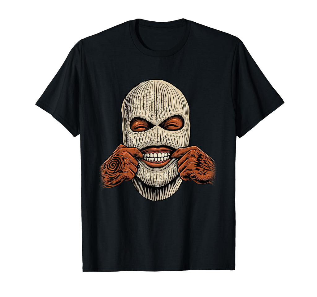 Gangster Ski Mask 80S 90S Old School T-Shirt - Streetwear Style Men Women - T-Shirt, Sweatshirt, Hoodie