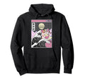Happy Cat Eating Ramen Surfing Kanagawa Hoodie - Unique Graphic Men Women - T-Shirt, Sweatshirt, Hoodie