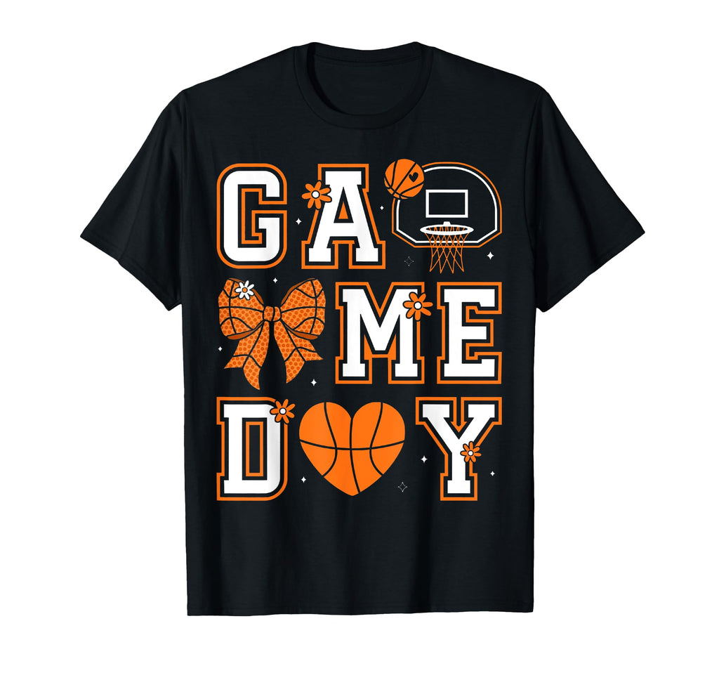 Basketball Mom Coquette Game Day T-Shirt - Graphic Print for Adults - T-Shirt, Sweatshirt, Hoodie