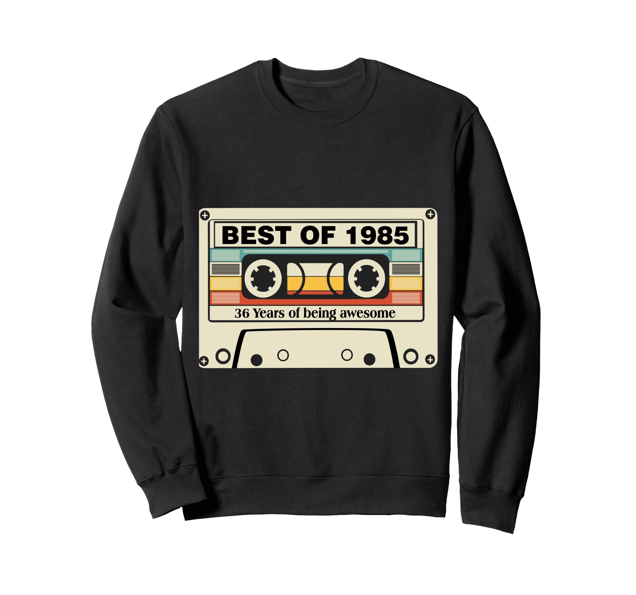 Best 1985 36Th Birthday Cassette Sweatshirt - Aesthetic Graphic Men Women - T-Shirt, Sweatshirt, Hoodie