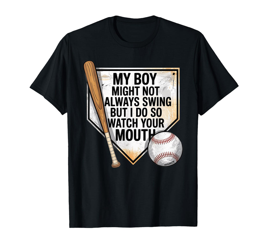 My Might Not Always Swing But I Do Mom T-Shirt - Trendy Graphic Unisex - T-Shirt, Sweatshirt, Hoodie