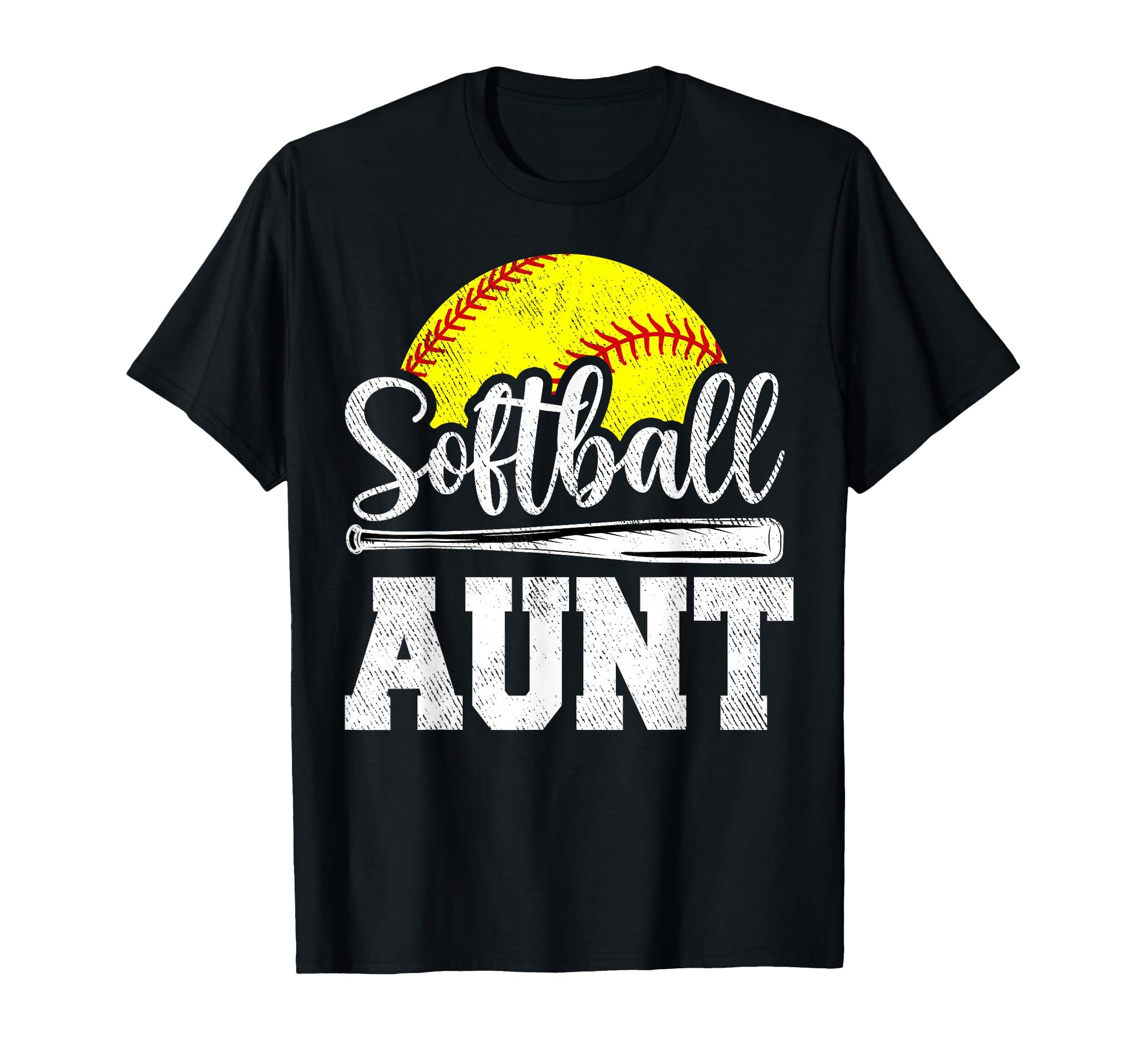 Softball Aunt Softball Player Game T-Shirt - Novelty Apparel for Adults - T-Shirt, Sweatshirt, Hoodie