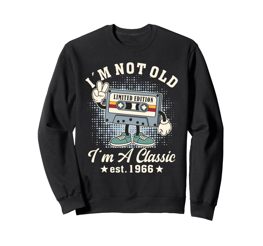 60Th Birthday 2026 Cartoon Sweatshirt - Novelty Apparel for Adults - T-Shirt, Sweatshirt, Hoodie