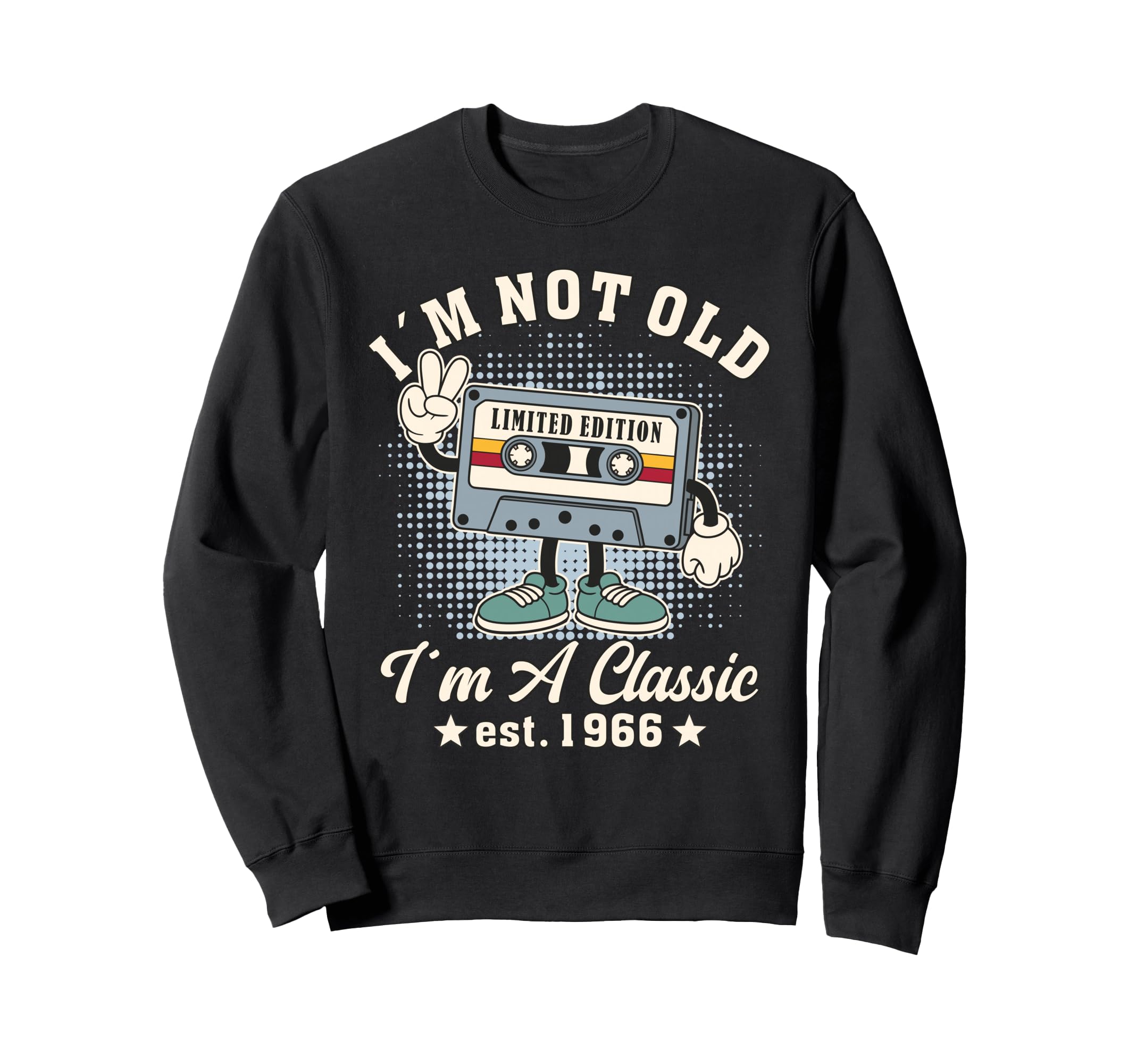 60Th Birthday 2026 Cartoon Sweatshirt - Novelty Apparel for Adults - T-Shirt, Sweatshirt, Hoodie