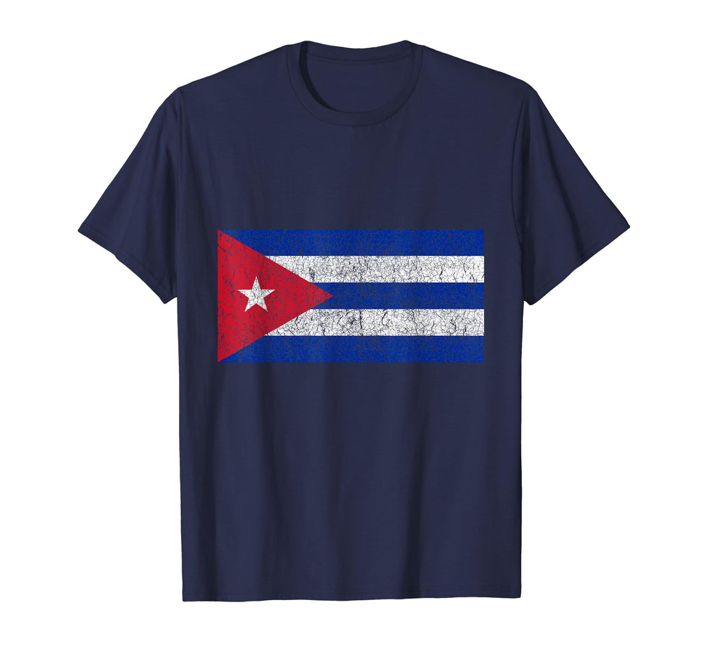 Cuba Distressed Cuban Flag T-Shirt - Trendy Graphic Men Women - T-Shirt, Sweatshirt, Hoodie