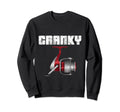Funny Fishing Cranky Fishing Sweatshirt - Casual Everyday Wear Men Women - T-Shirt, Sweatshirt, Hoodie