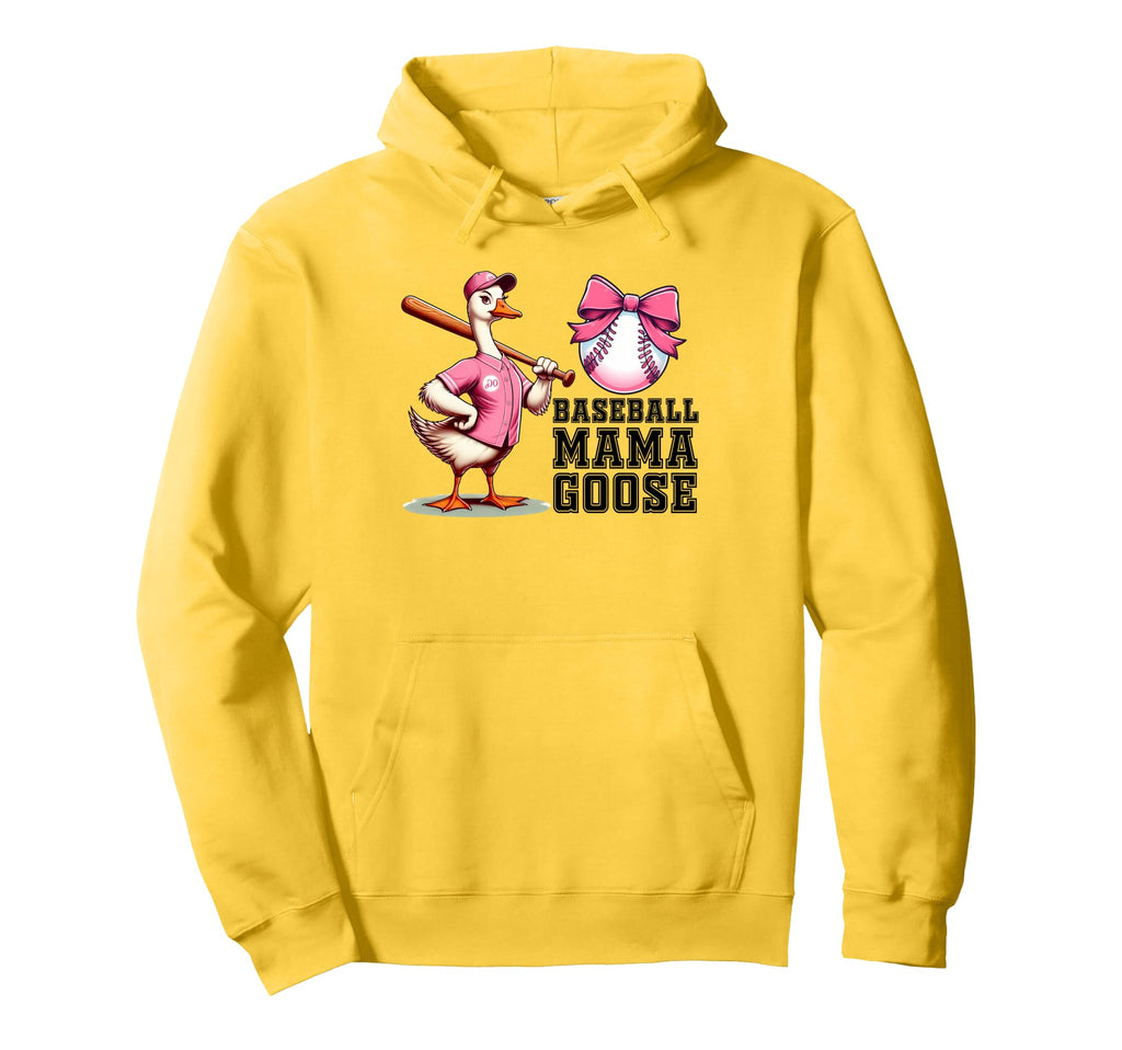 Baseball Mom Loud Proud Silly Goose Hoodie - Fun Novelty Design Men Women - T-Shirt, Sweatshirt, Hoodie