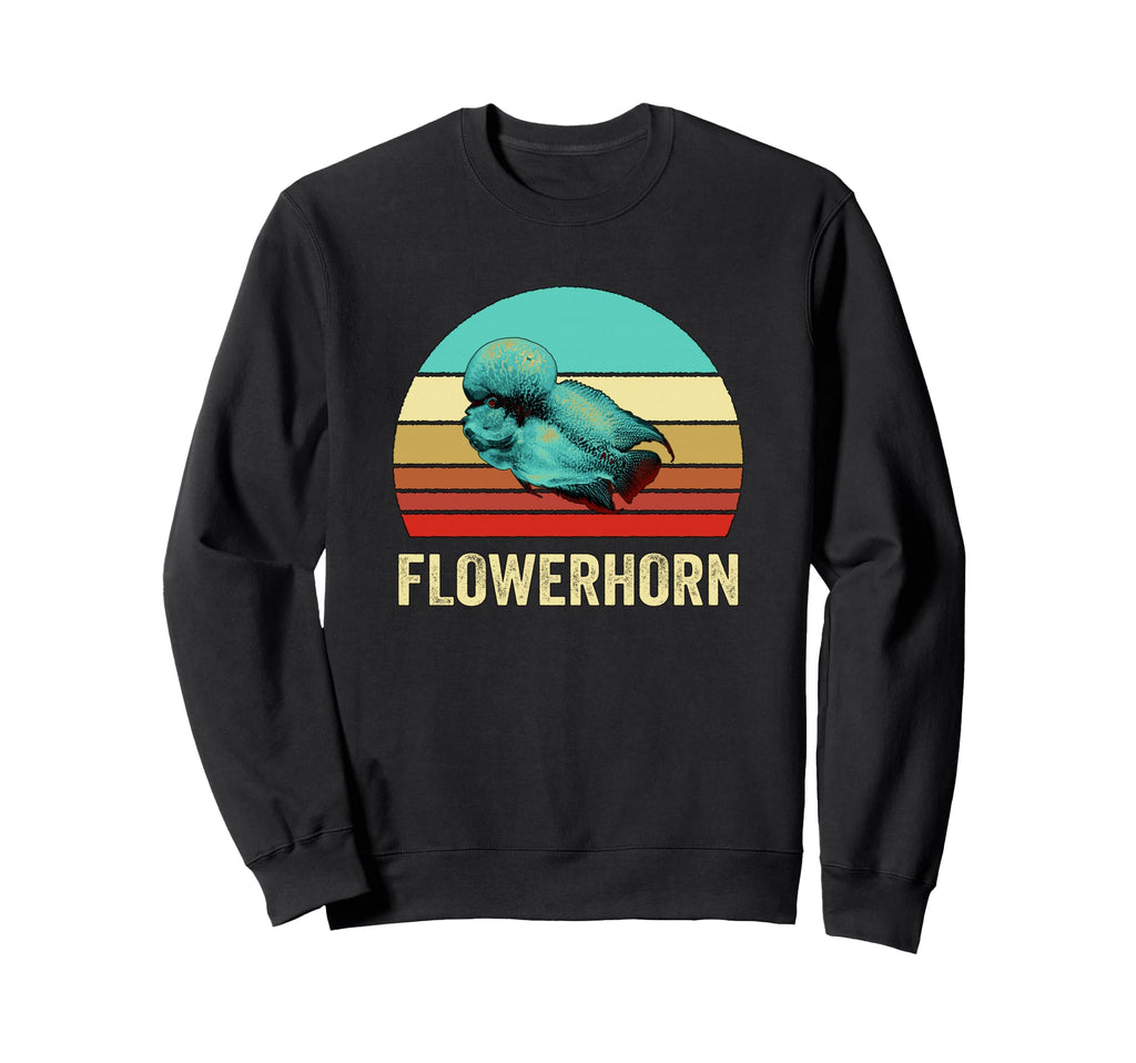 Sunset Flowerhorn Sweatshirt - Unique Graphic Men Women - T-Shirt, Sweatshirt, Hoodie