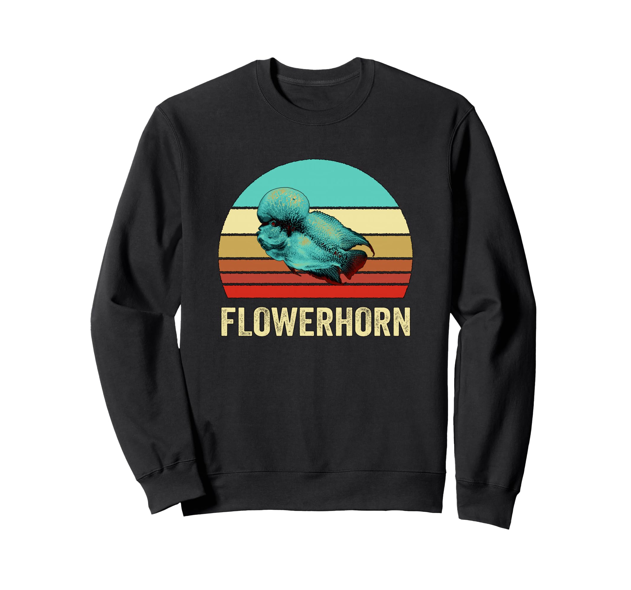 Sunset Flowerhorn Sweatshirt - Unique Graphic Men Women - T-Shirt, Sweatshirt, Hoodie