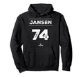 Kenley Jansen 74 Mlbpa Los Angeles Hoodie - Novelty Apparel for Adults - T-Shirt, Sweatshirt, Hoodie