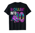 Rollin Into 10 Roller Skating Rink T-Shirt - Trendy Graphic for Adults - T-Shirt, Sweatshirt, Hoodie