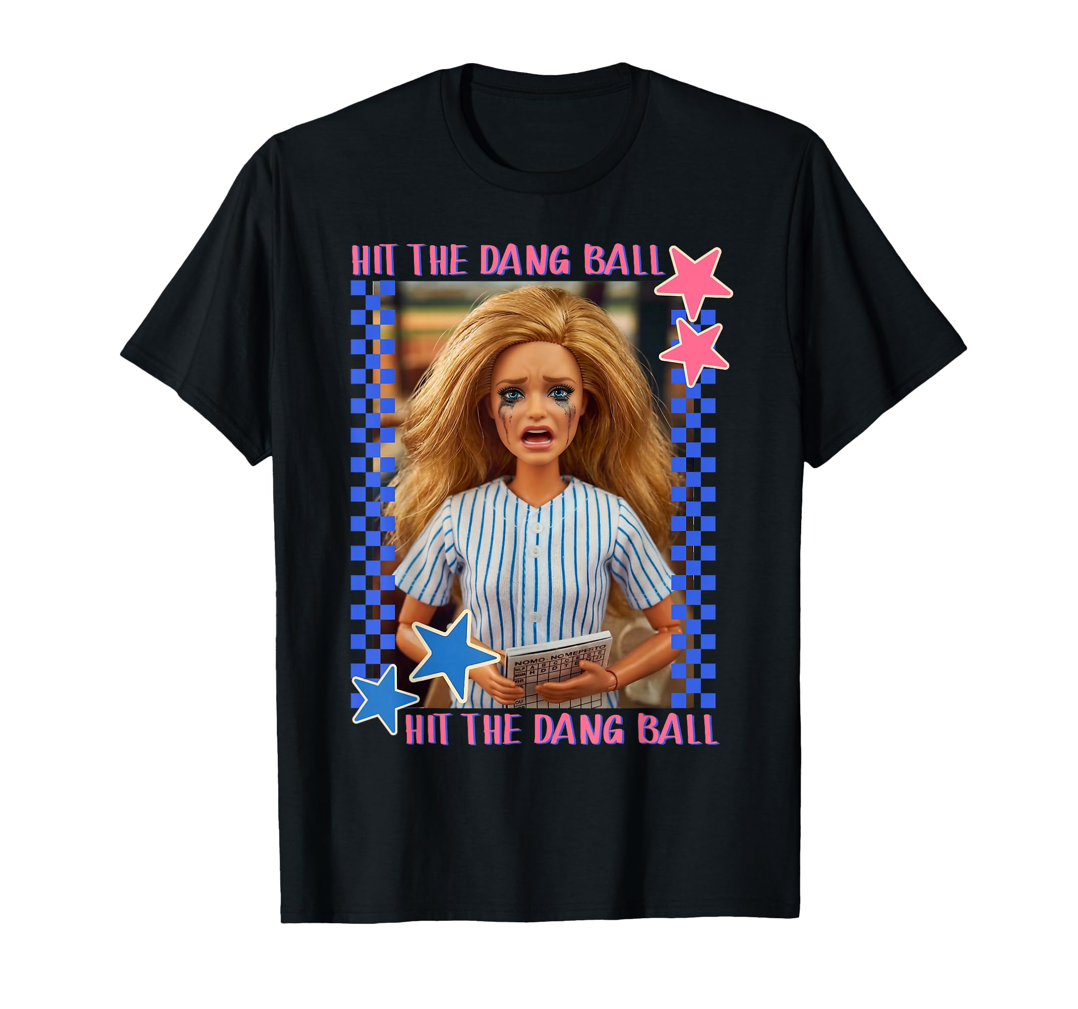Hit Dang Ball Baseball Mom Mama T-Shirt - Aesthetic Graphic for Adults - T-Shirt, Sweatshirt, Hoodie