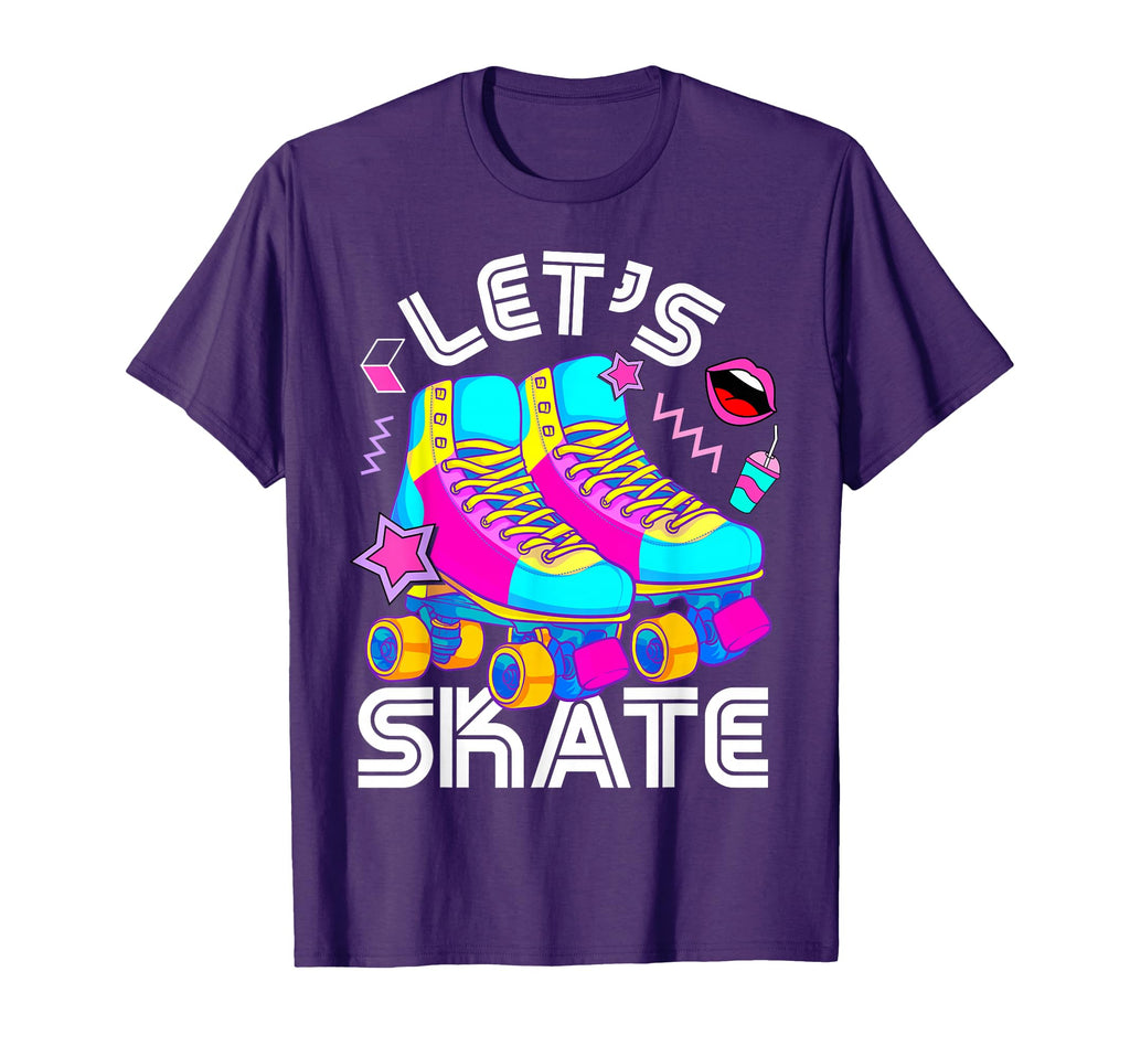 Lets Skate Roller Skate Roller Derby T-Shirt - Custom Art Print for Adults - T-Shirt, Sweatshirt, Hoodie