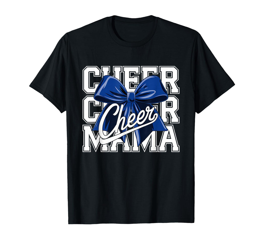 Cheer Mom Mother Bow Cheerleader T-Shirt - Fun Novelty Design Men Women - T-Shirt, Sweatshirt, Hoodie