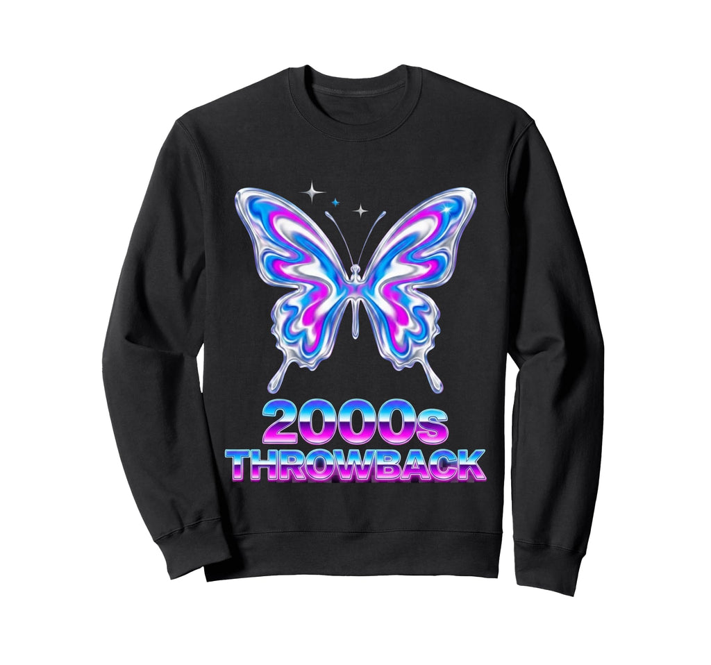 2000S Throwback Y2K Aesthetic Sweatshirt - Custom Art Print Unisex - T-Shirt, Sweatshirt, Hoodie