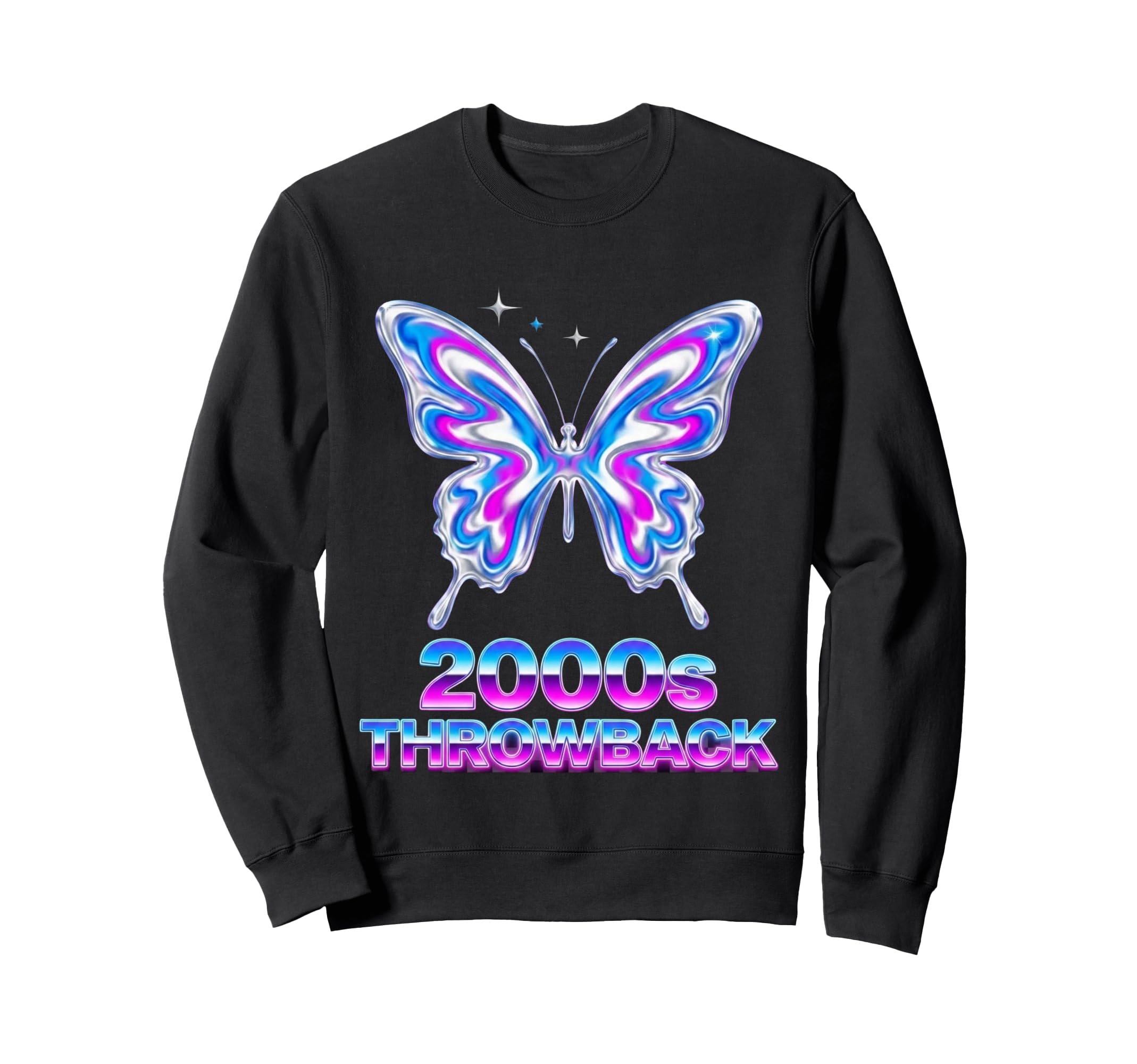 2000S Throwback Y2K Aesthetic Sweatshirt - Custom Art Print Unisex - T-Shirt, Sweatshirt, Hoodie