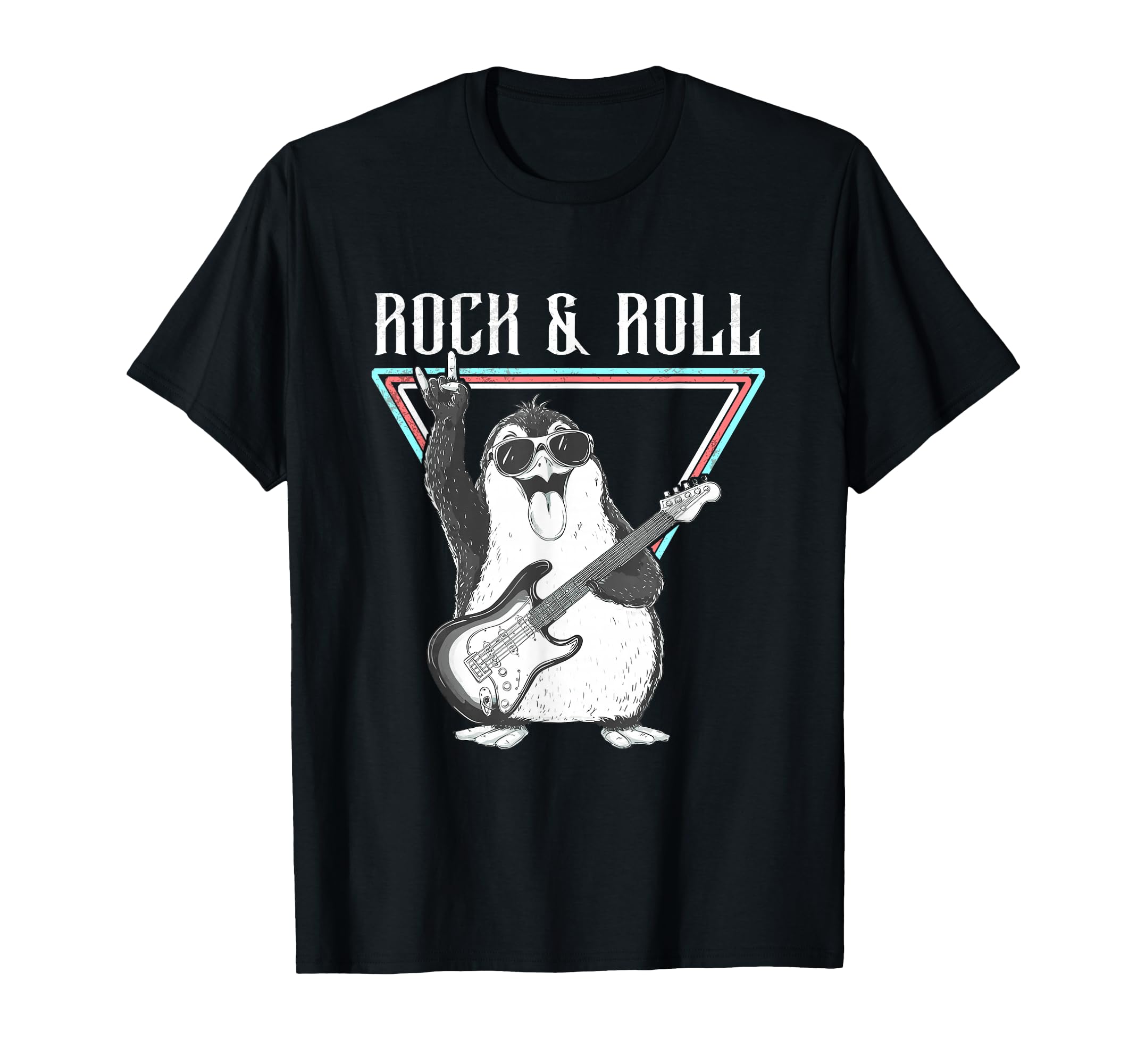 Rock Roll Hand Sign Music Guitar Sweatshirt - Custom Art Print Unisex - T-Shirt, Sweatshirt, Hoodie