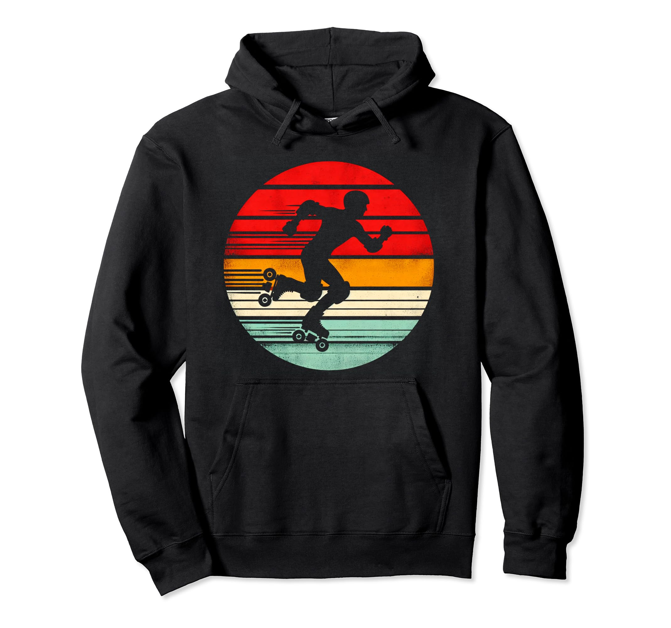Skater Roller Skating Roller Skate Hoodie - Unique Graphic Men Women - T-Shirt, Sweatshirt, Hoodie