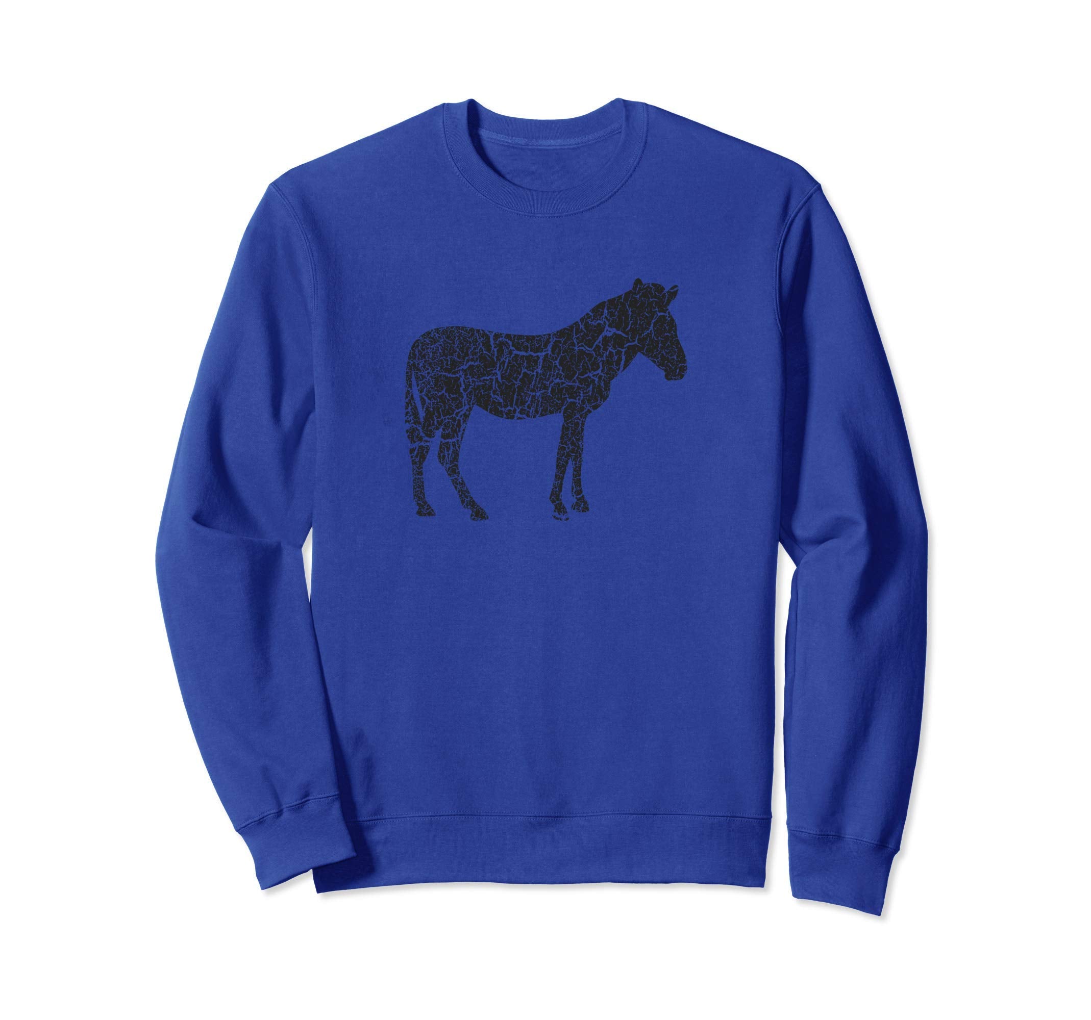 Zebra Distressed Zebra Sweatshirt - Unique Graphic for Adults - T-Shirt, Sweatshirt, Hoodie